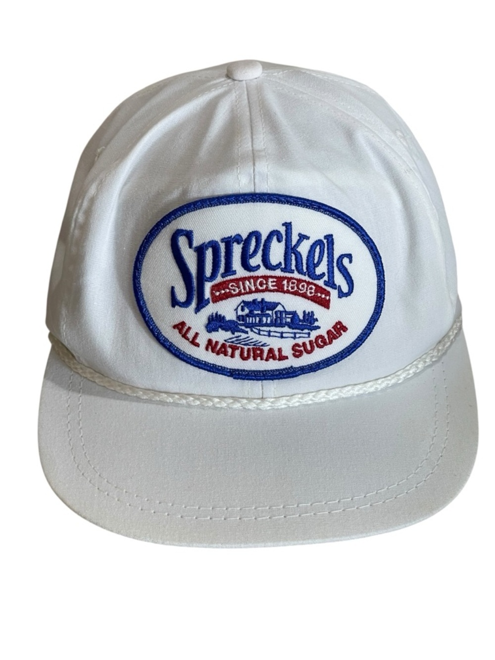 Spreckels Sugar Patch Hat 5 Panel White